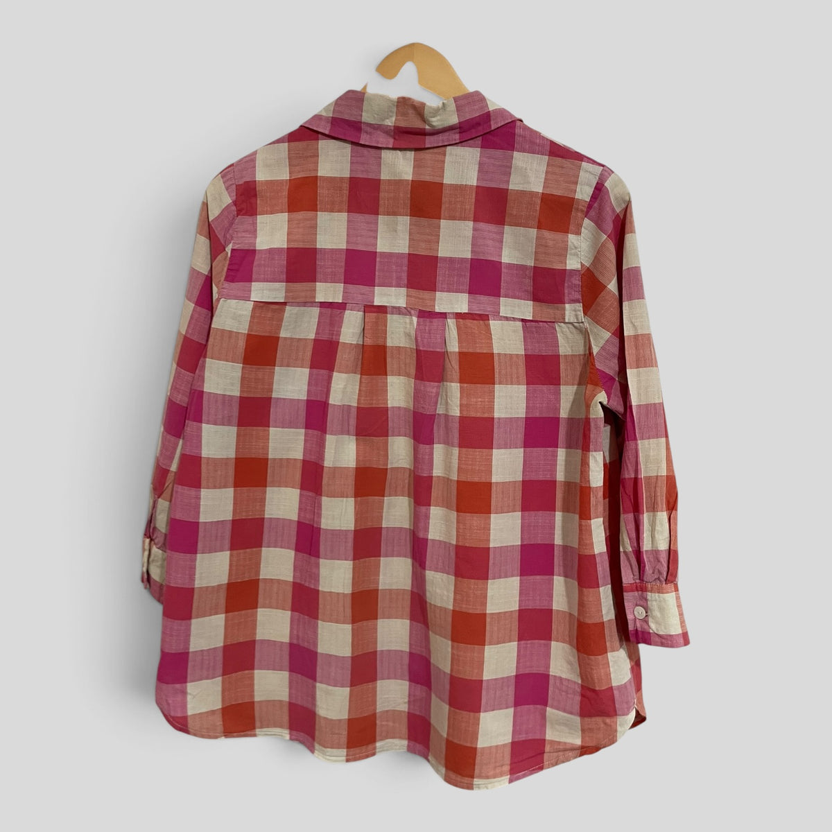 (12) See Saw | Check Blouse