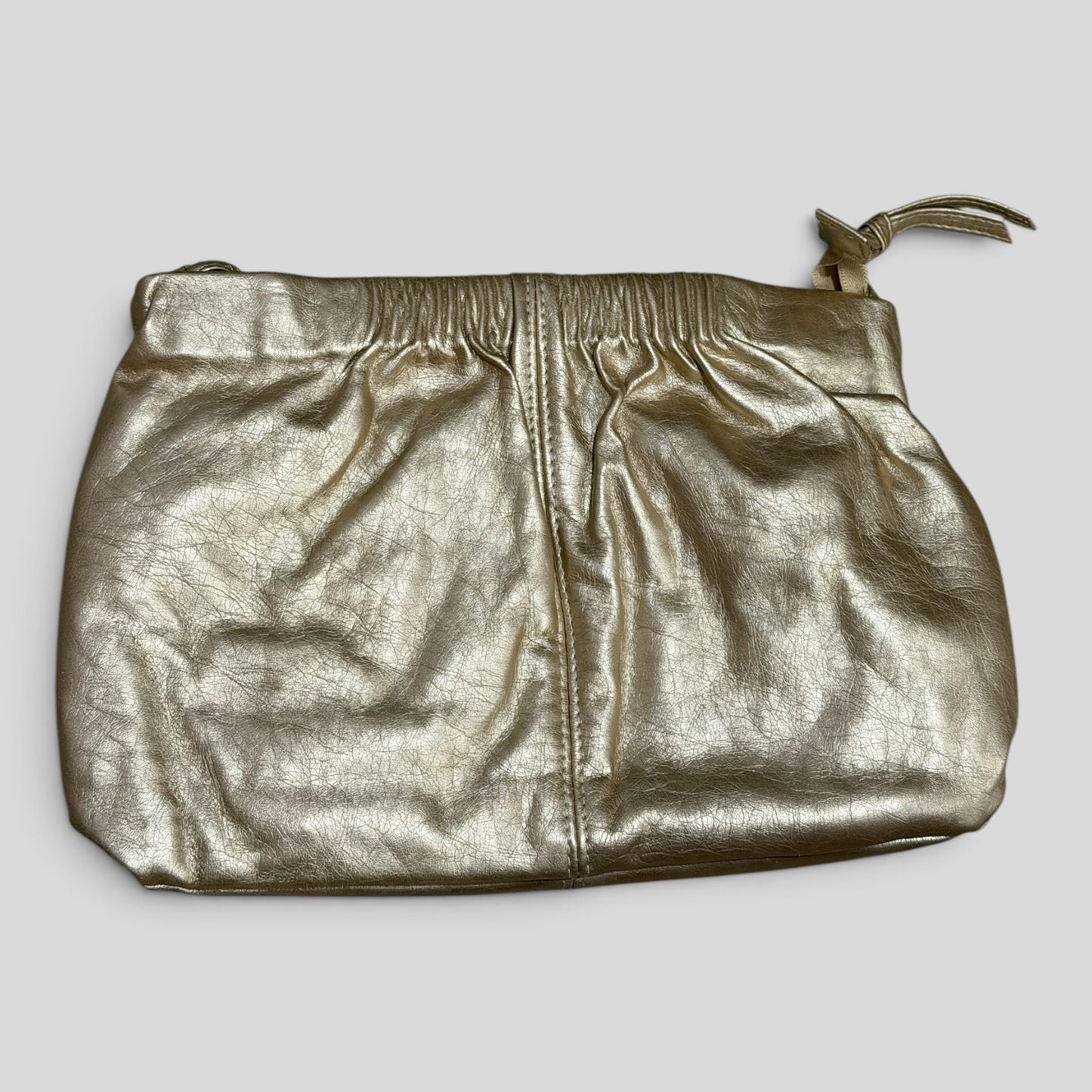 Clutch | Gold Ruched