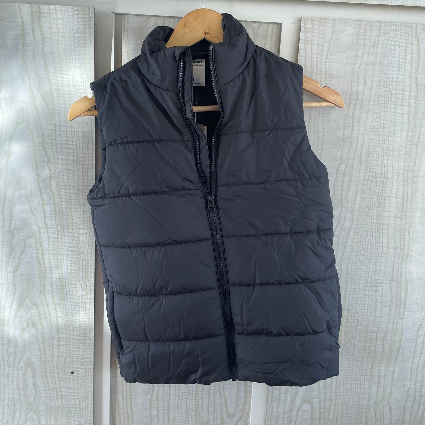 (8) Anko Puffer Vest Black