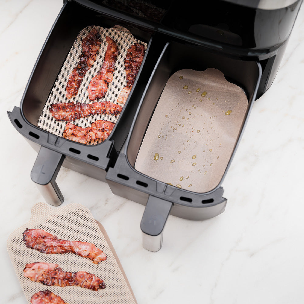 Image of Dual Air Fryer Liner Brown