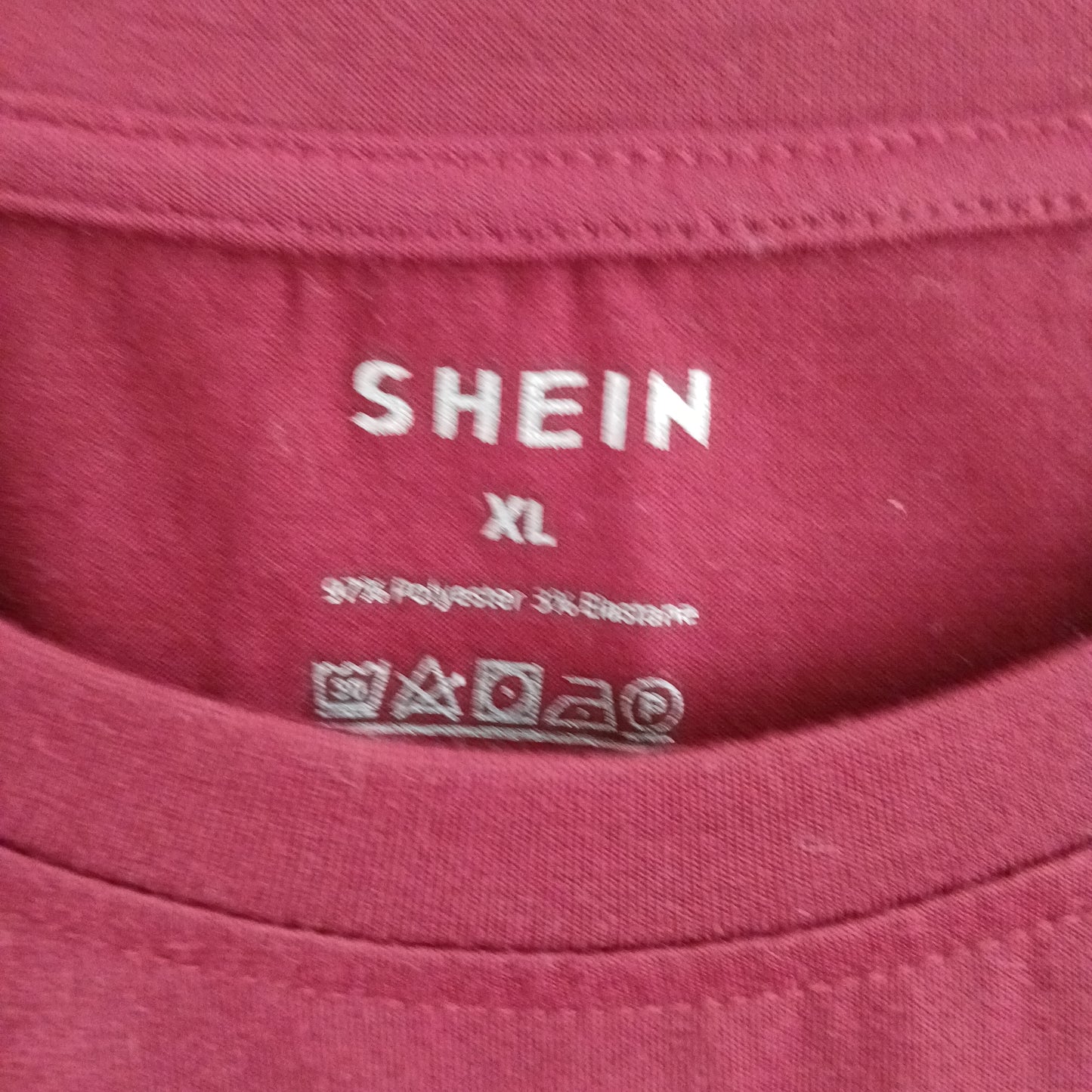 (XL) Shein | Maroon Lotus Tee