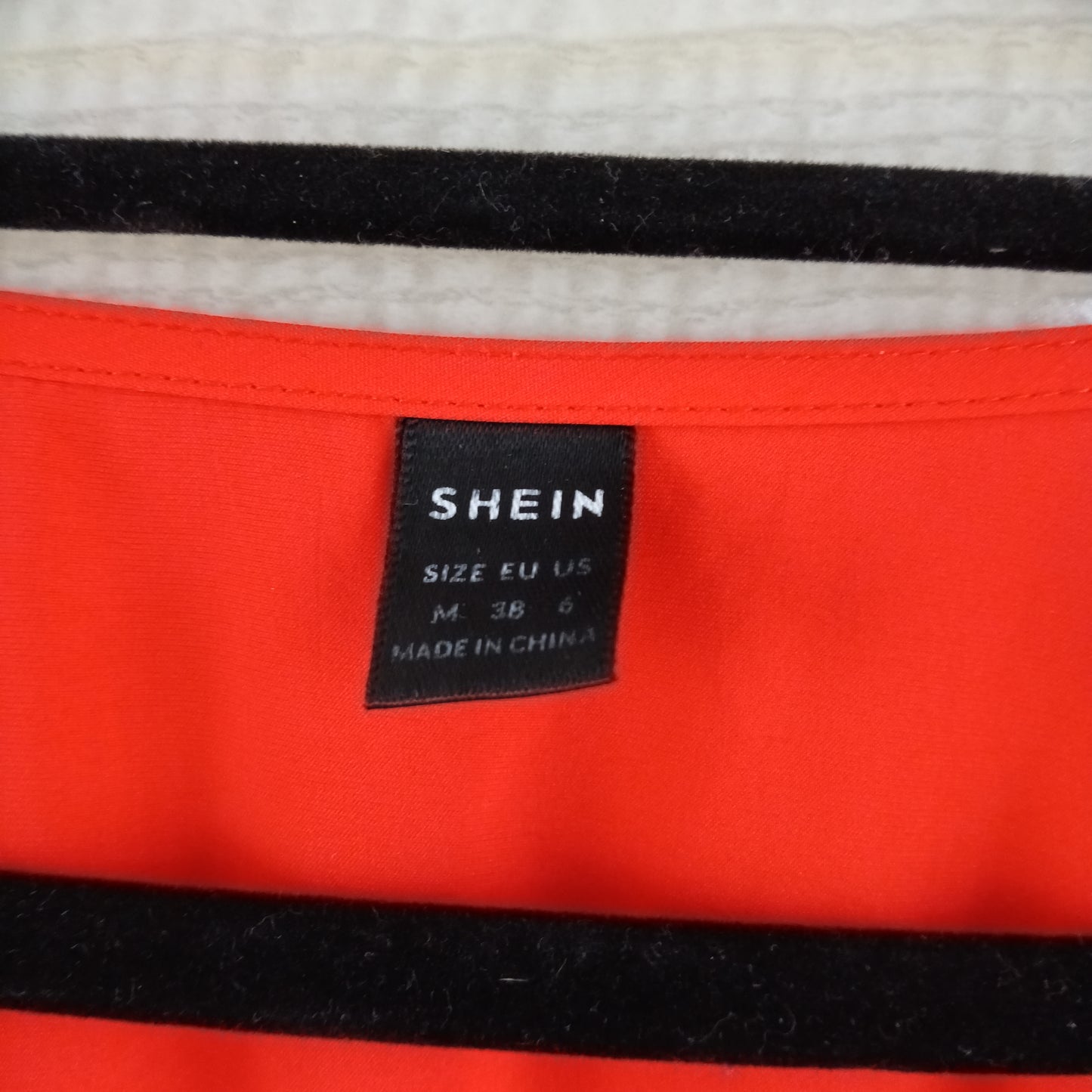 (M) Shein | Bright Orange/Red Dress