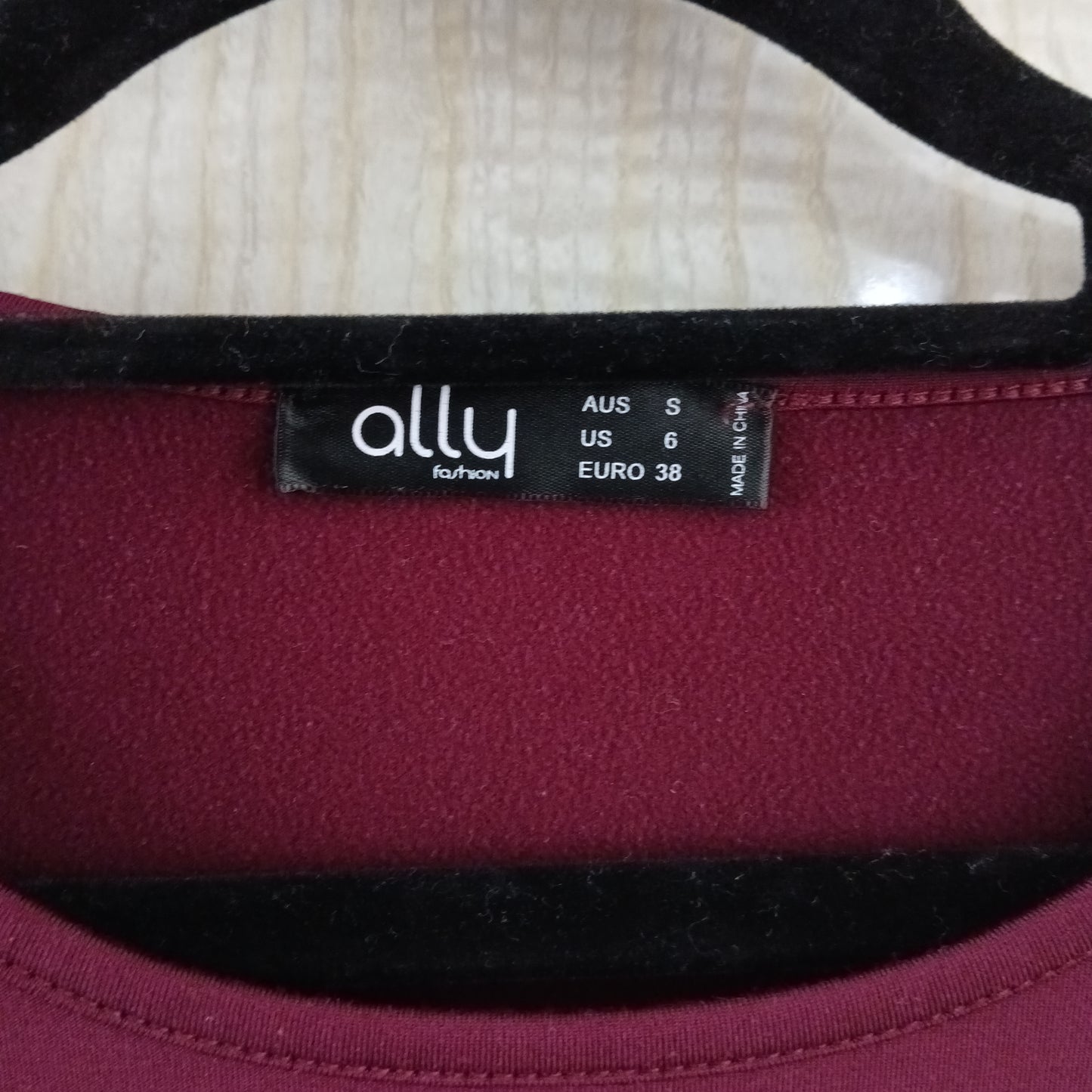 (S) Ally | Plum L/S Blouse