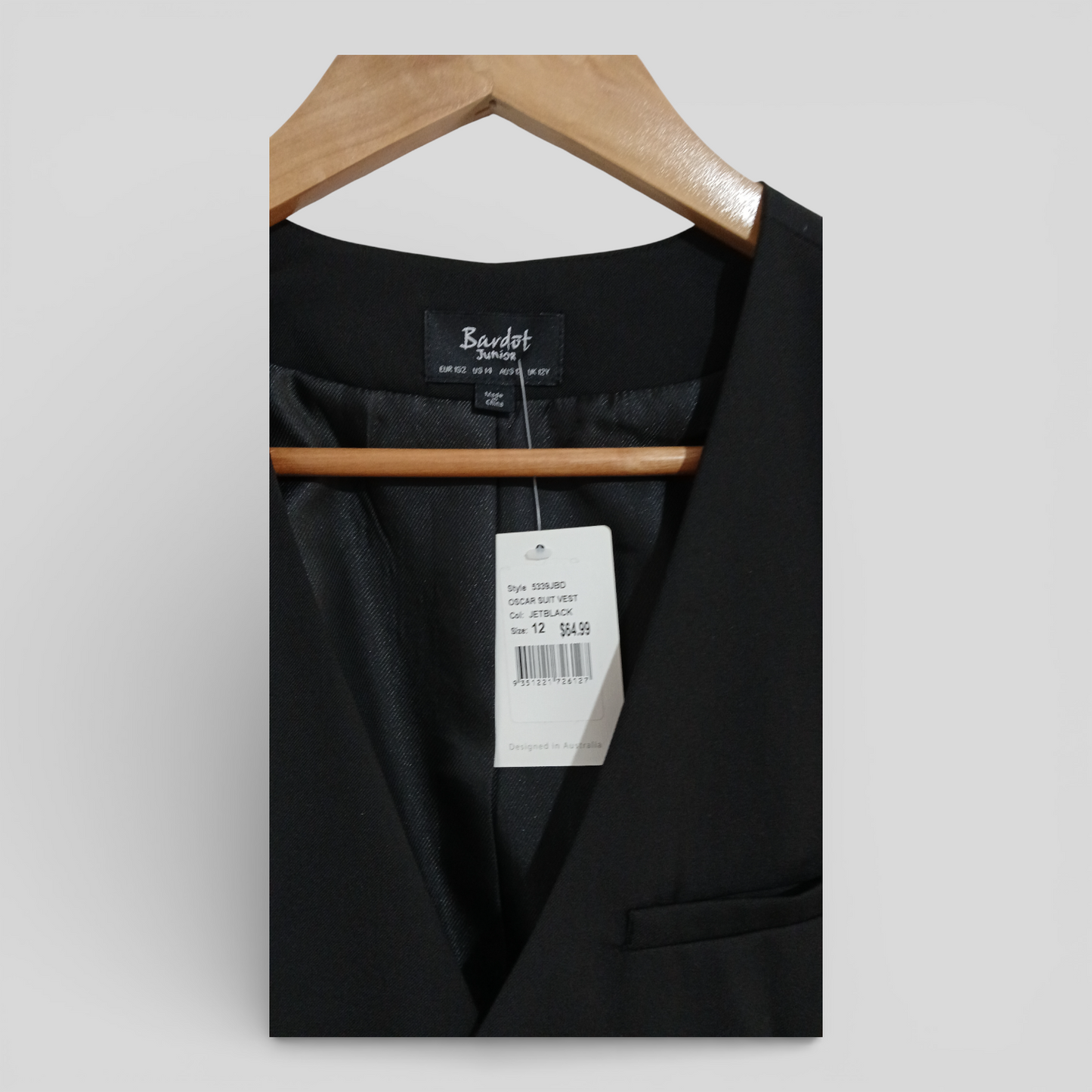 (12JNR) Bardot | Suit Vest | BNWT