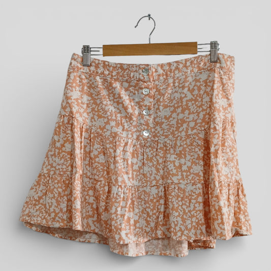 (14) Anko | Orange/Coral Skirt