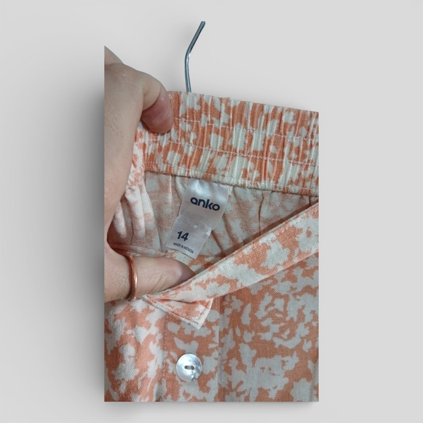 (14) Anko | Orange/Coral Skirt