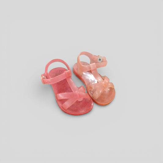 (5JNR) Seed | Pink Jelly Sandals