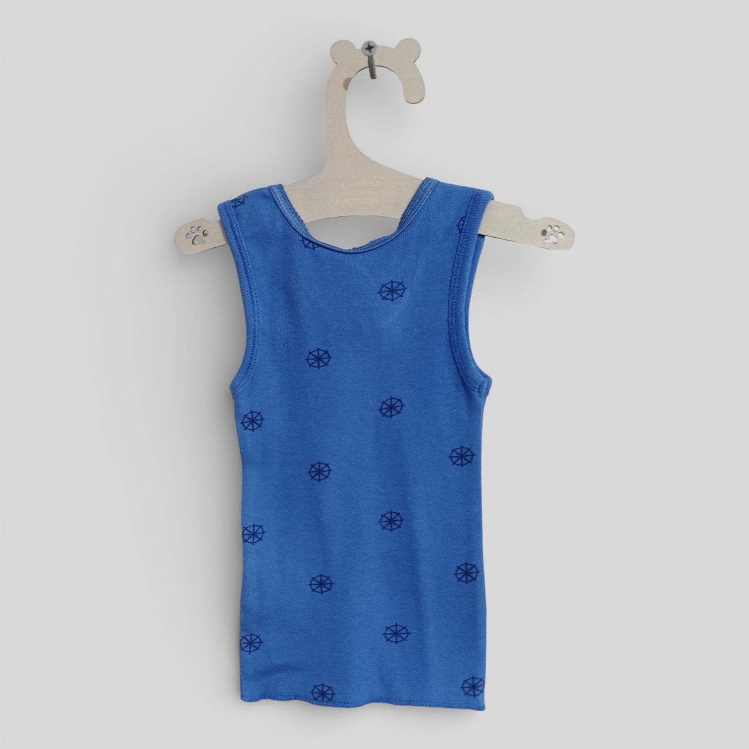 Image of (0000JNR) Tiny Little Wonders | Blue Singlet