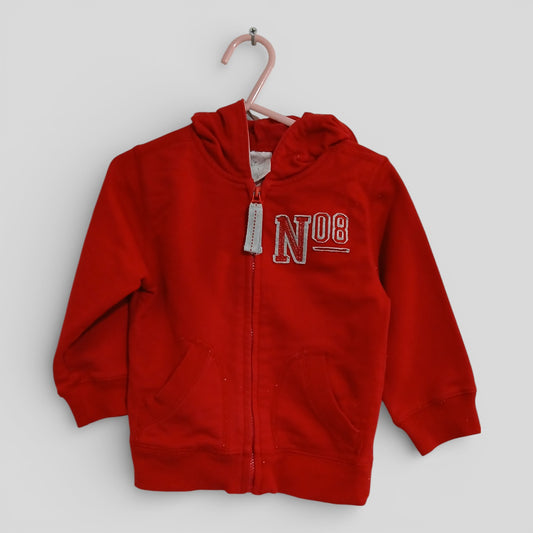 (1JNR) Target | Red Zip Hoodie