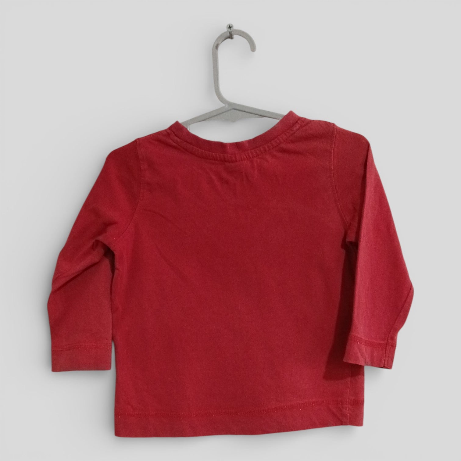Image of (1JNR) H+T | Red LS Shirt
