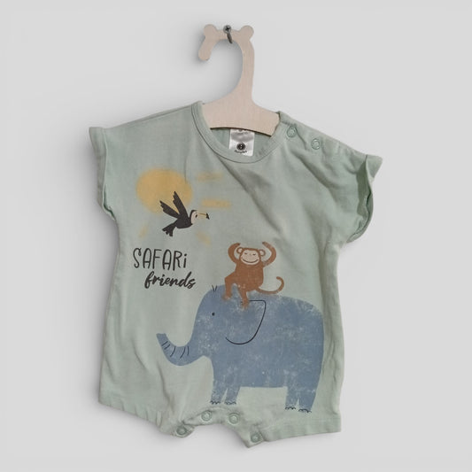 (000JNR) Dymples | Safari Friends Romper