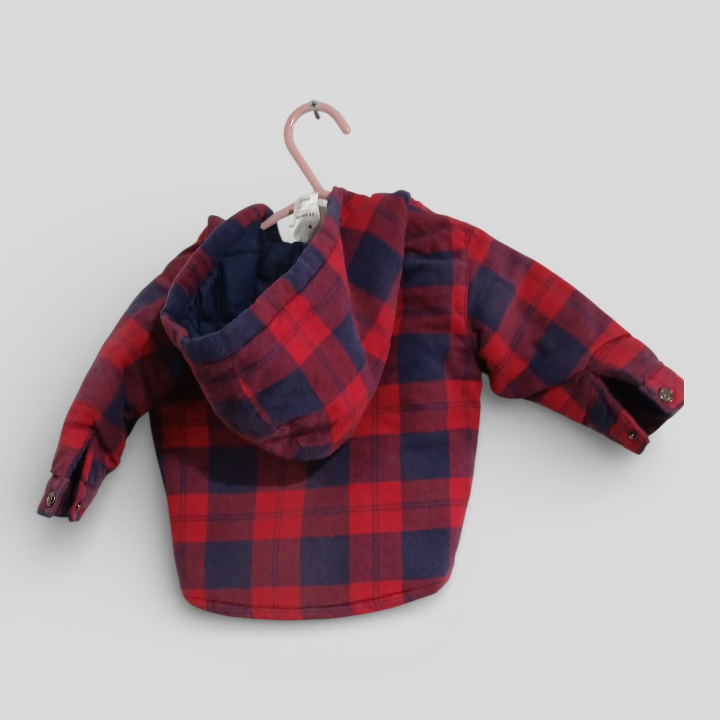 (000JNR) Target | Plaid Zip Hoodie