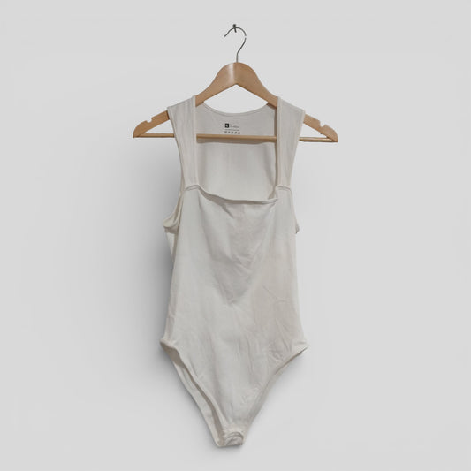 (XL) White Bodysuit