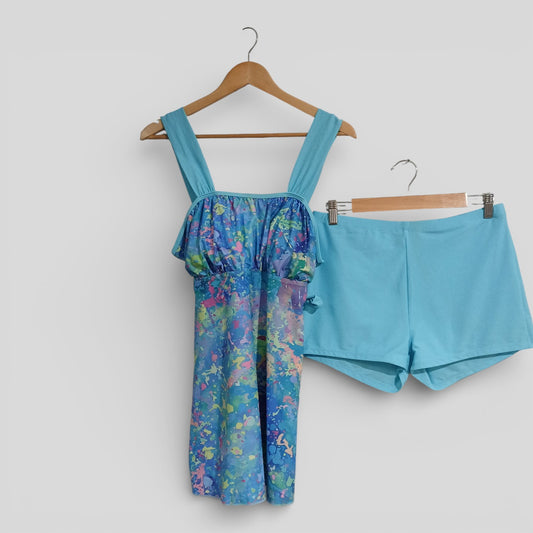 (XL) Shein | Blue Swim Set