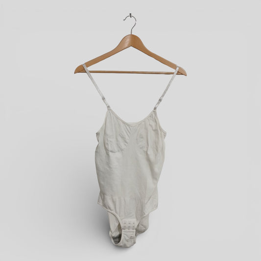 (XL) White Bodysuit Shapewear