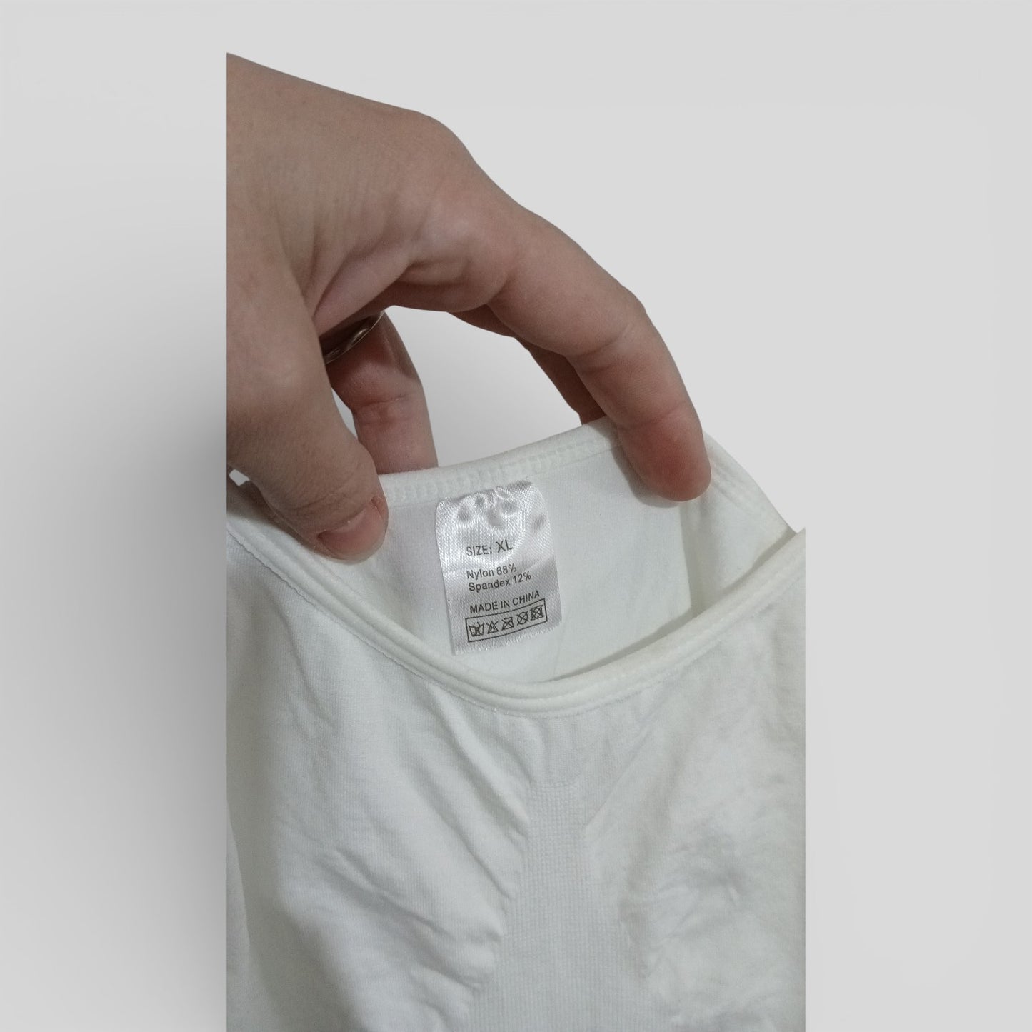 (XL) White Bodysuit Shapewear