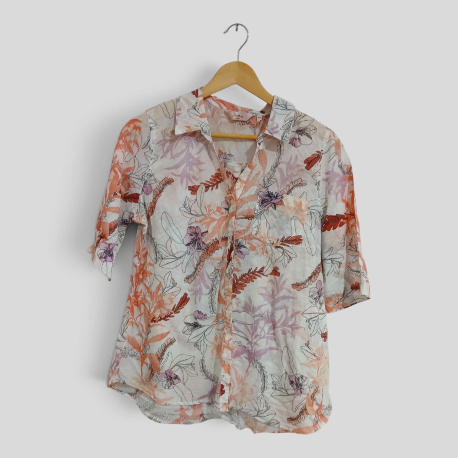 Image of (14) Millers | Floral SS Blouse