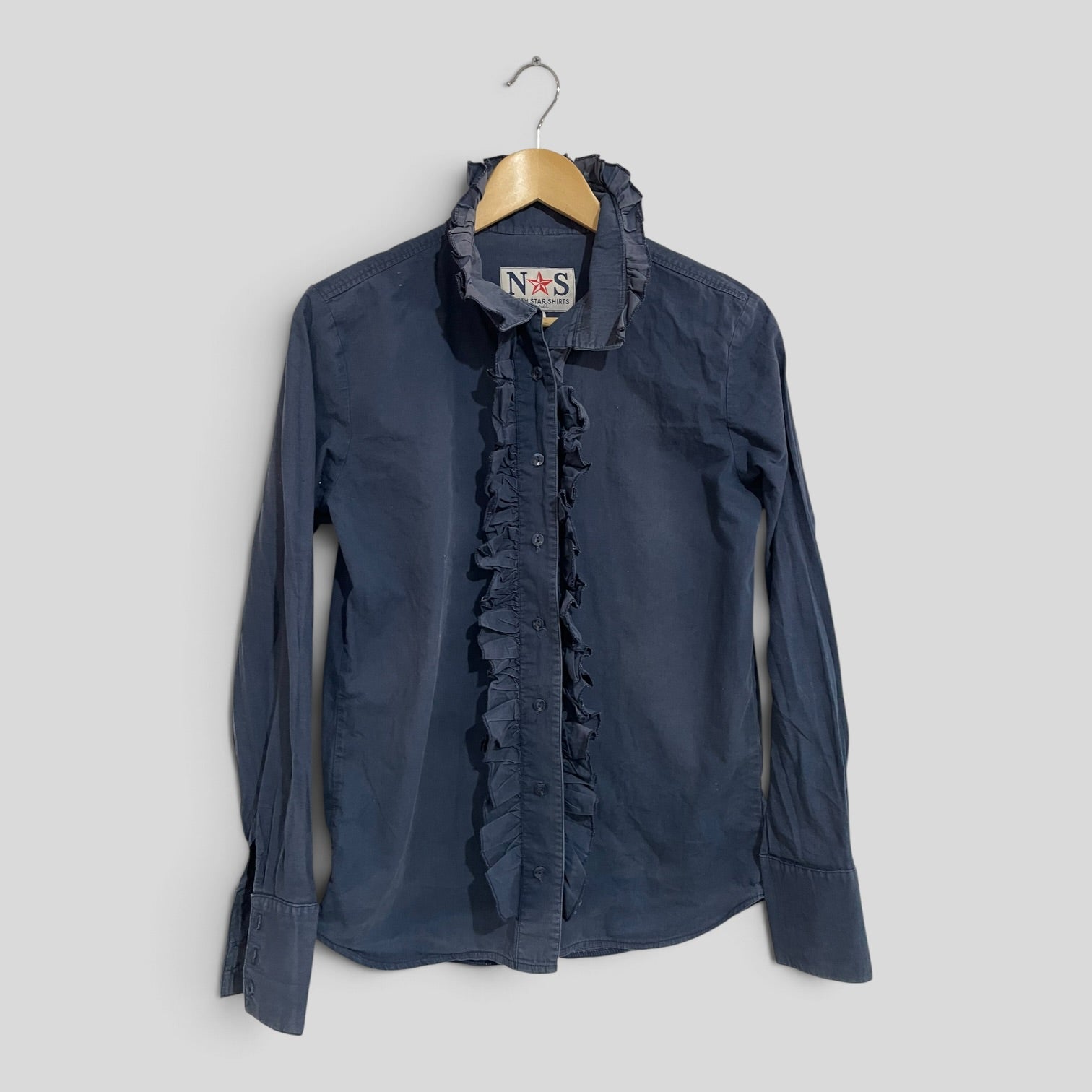 Image of (S) North Star | Navy LS Shirt