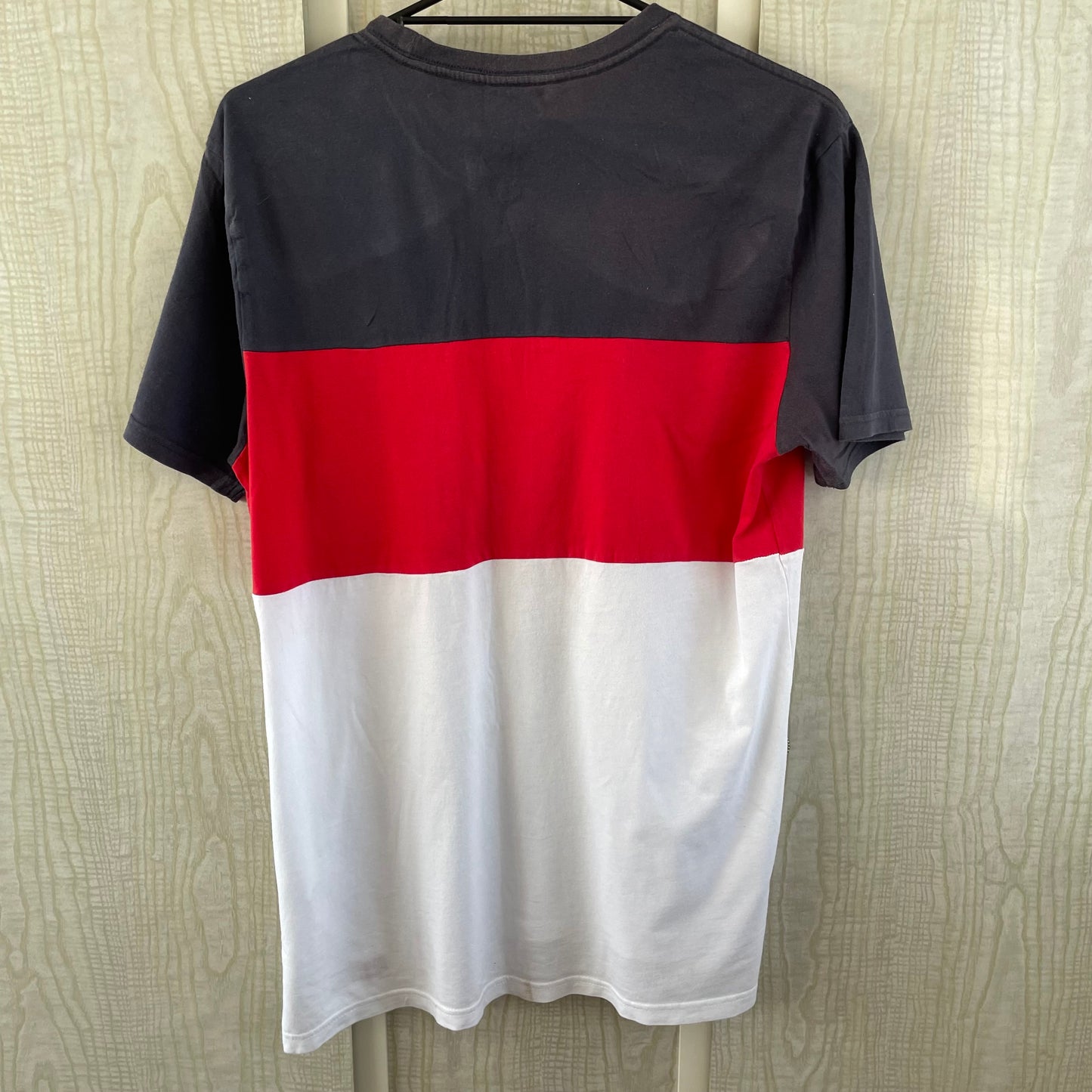 (L) White/ Navy/ Blue Block Ecko Unltd Tee