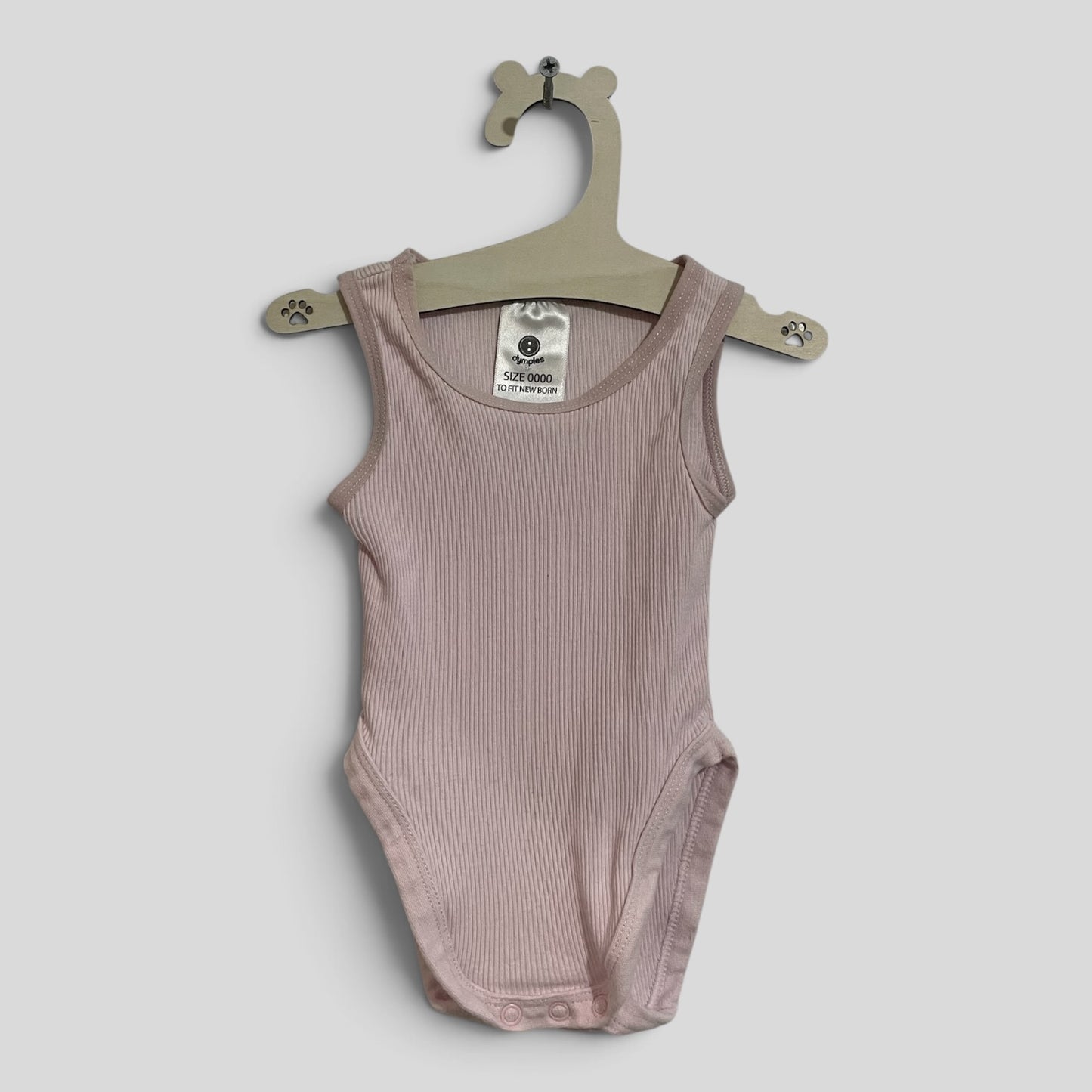 (0000JNR) Dymples | Pink Singlet Bodysuit