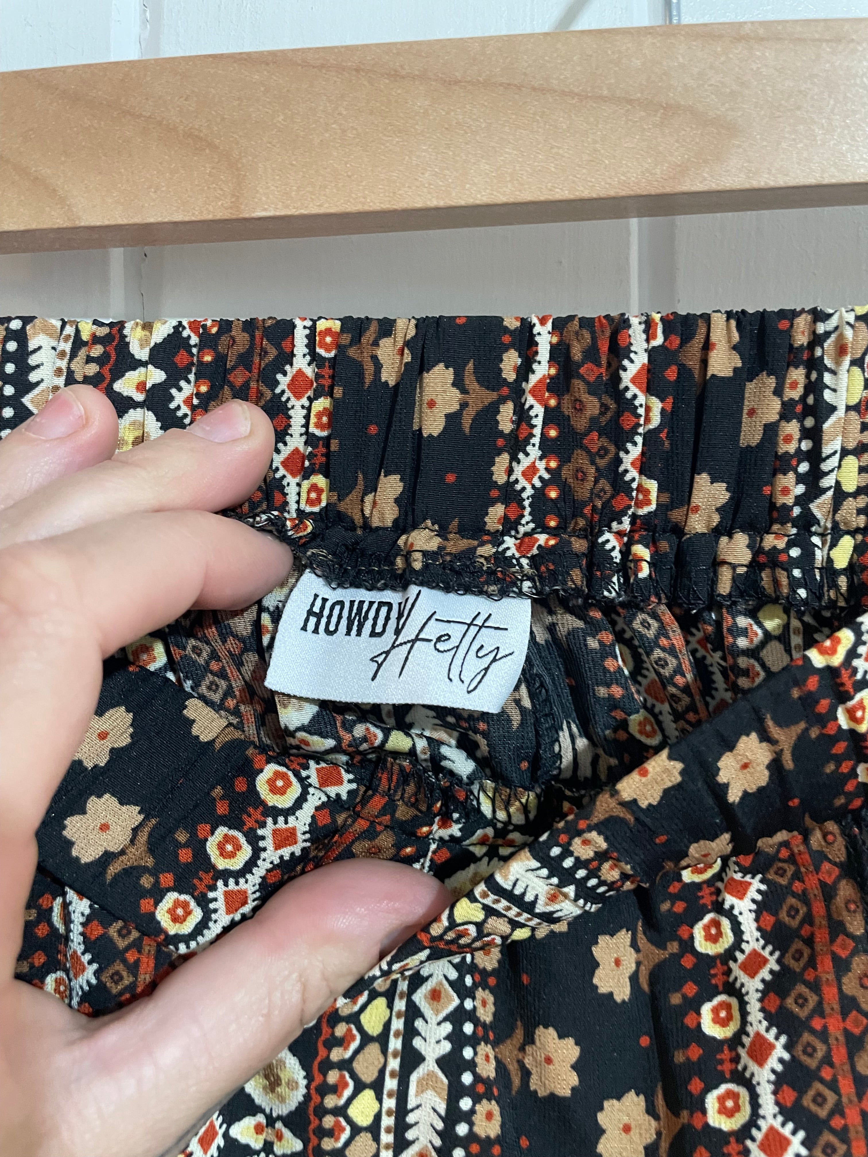 Image of (S) Howdy Hetty | Striped Patterned Maxi Skirt