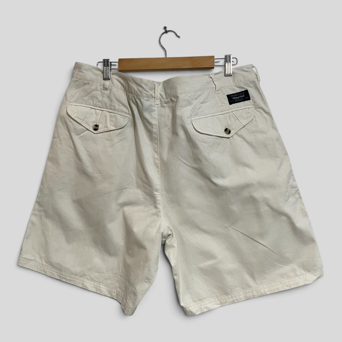 (102) Stubbies | White Shorts