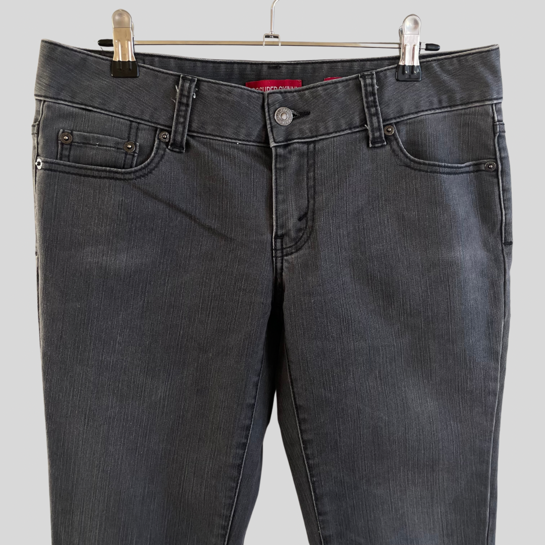 (11) Levi's Grey 832 Super Skinny Jeans