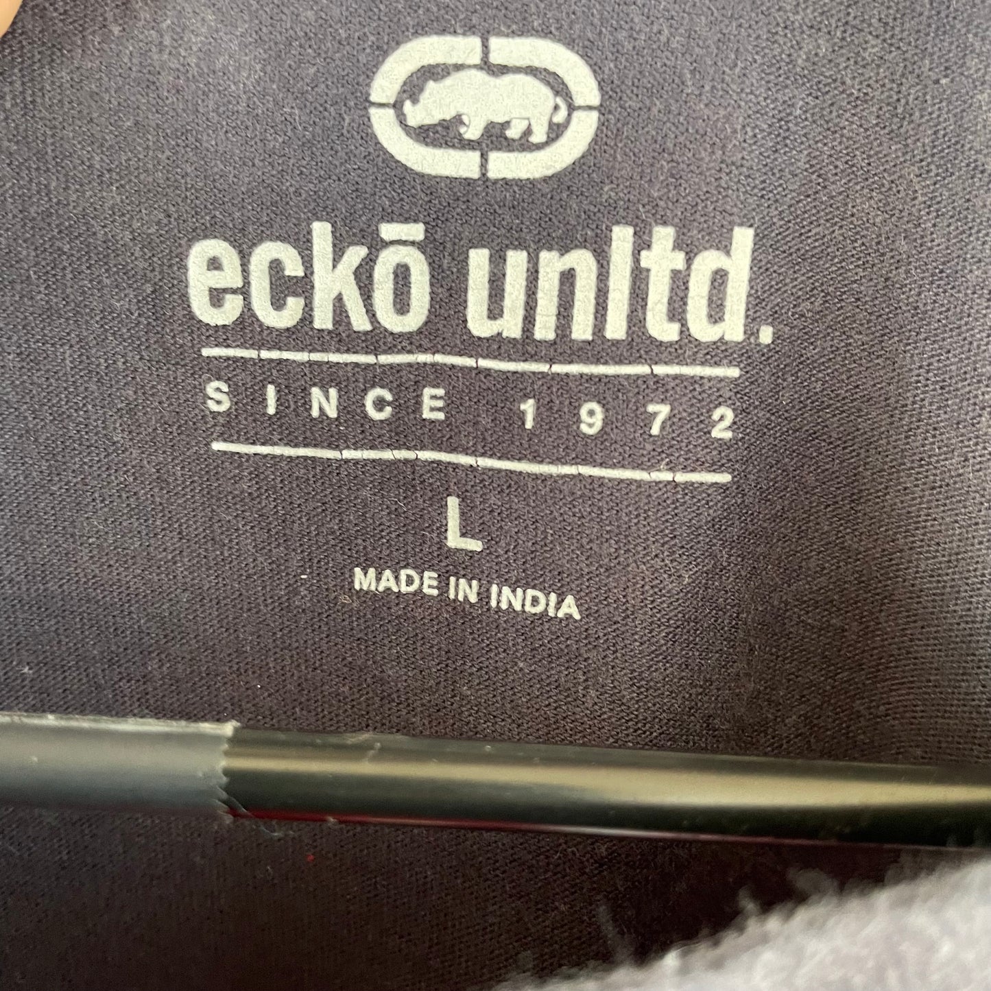 (L) White/ Navy/ Blue Block Ecko Unltd Tee