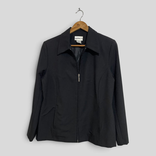 (14) Millers | Black Zip Jacket