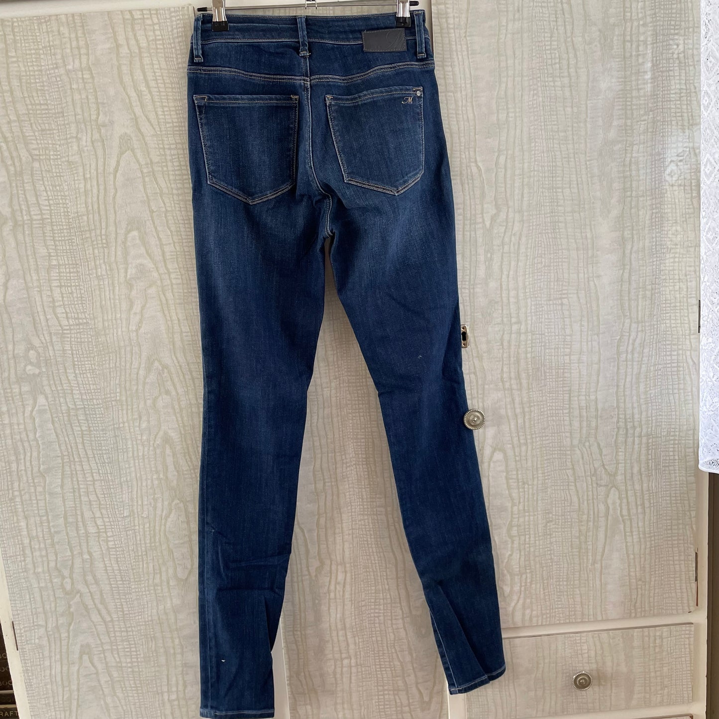 (27/32) Mavi Alissa High Rise Super Skinny Dark Supersoft Jean