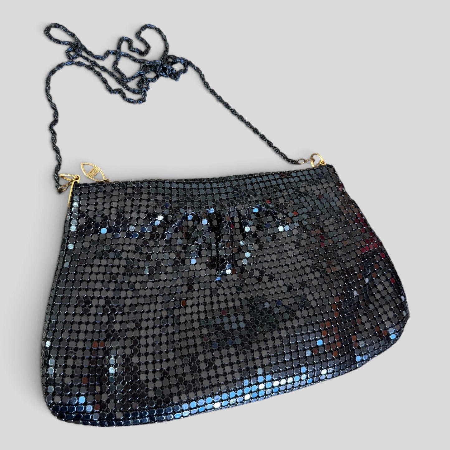 Clutch Bag | Black Mesh