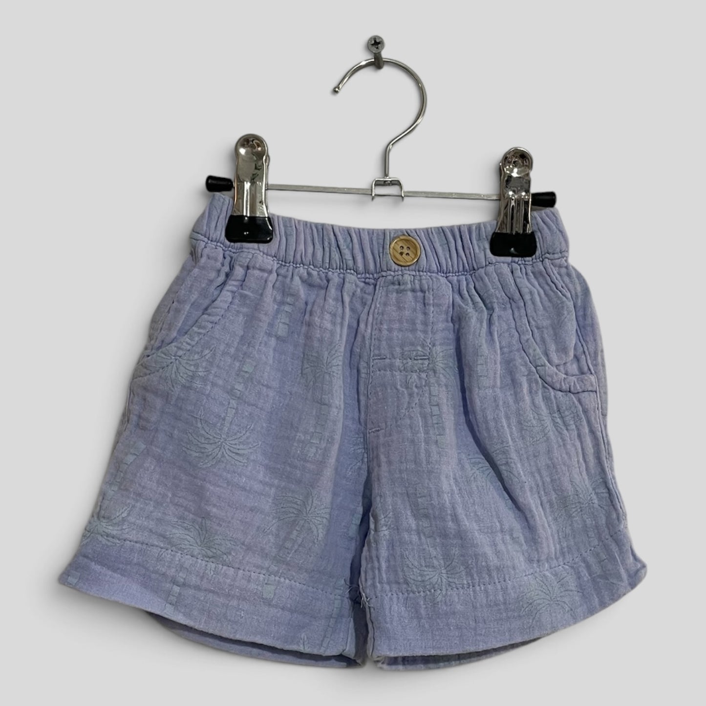 (00JNR) Dymples | Blue Waffle Shorts