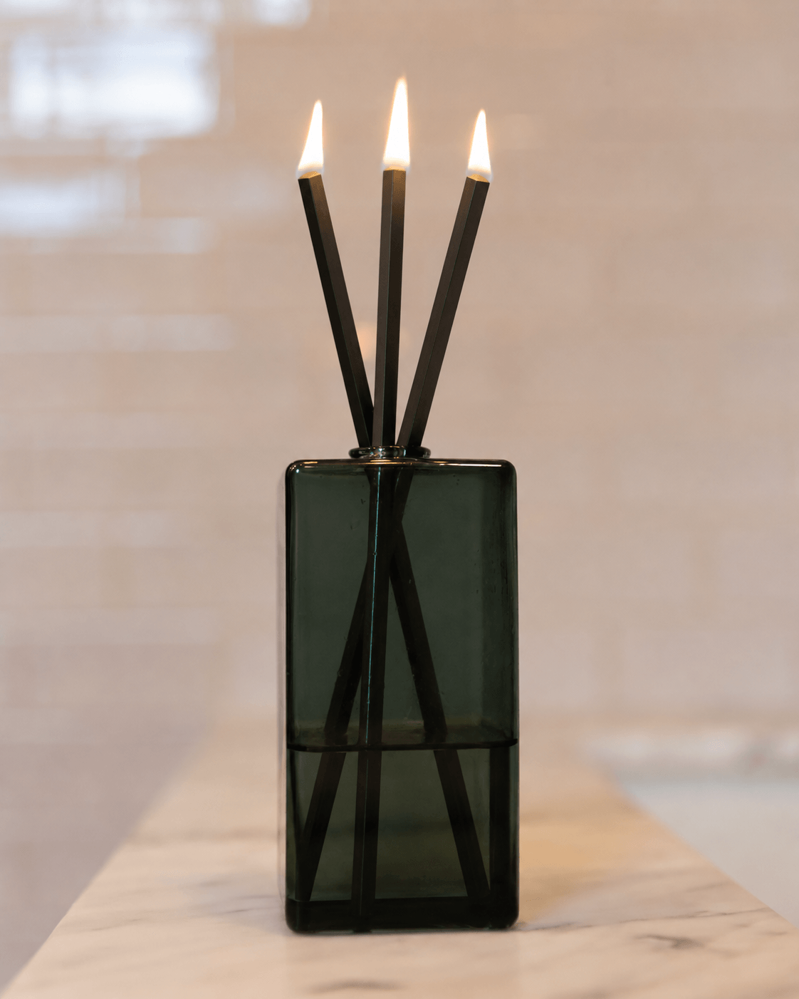 Image of Boxy Black Everlasting Candles | Everlasting Candle Co