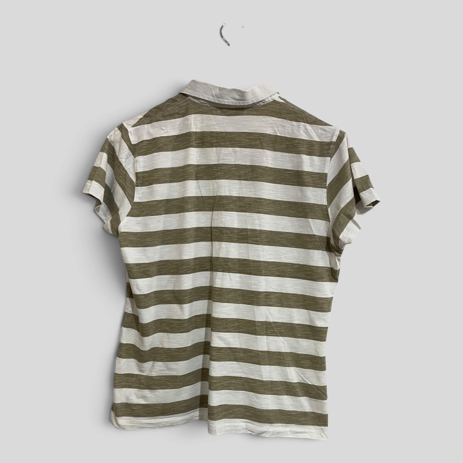 Image of (14) RM Williams | Green/White Polo