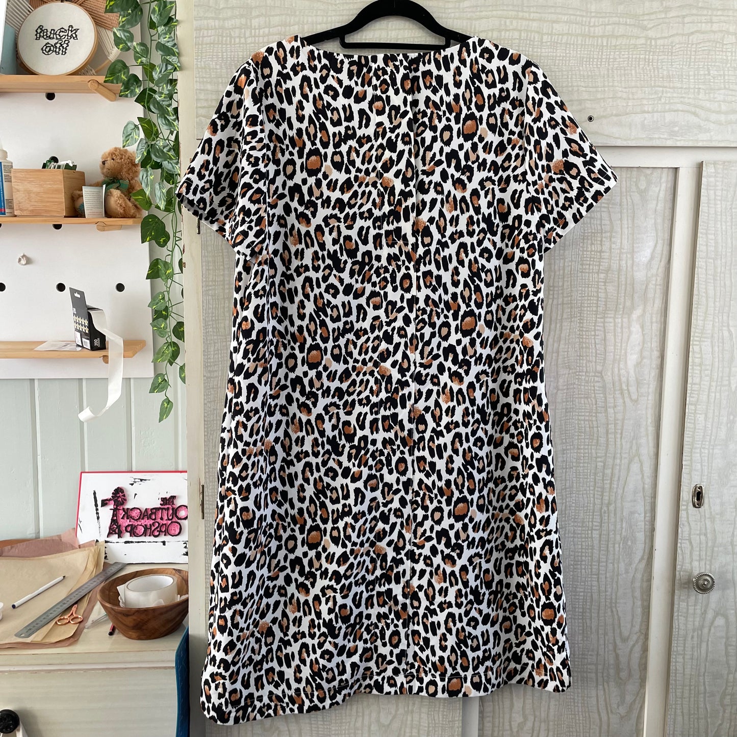 (14) Animal Print Dress