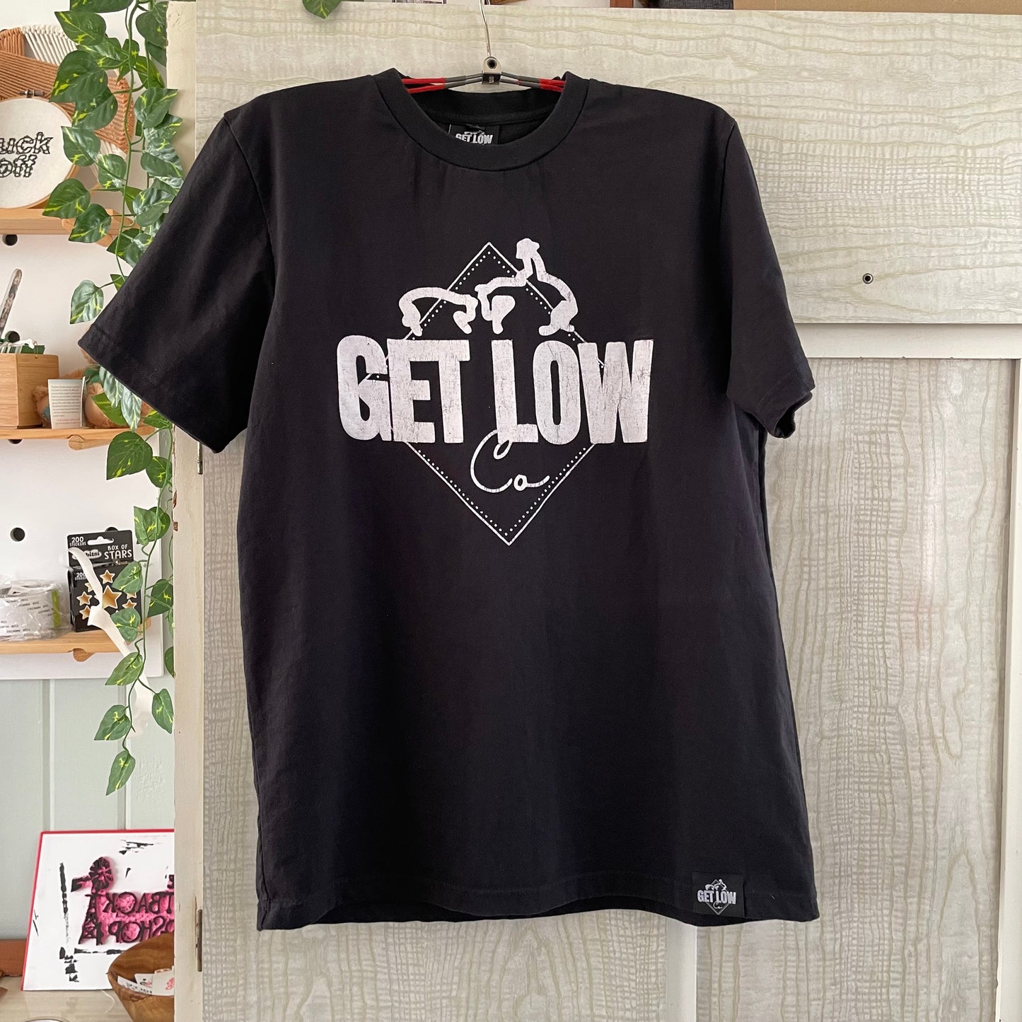 (XS) Black Get Low Co Tee