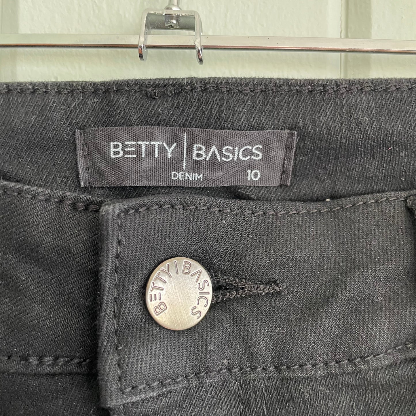 (10) Betty Basics Black Denim Jeans