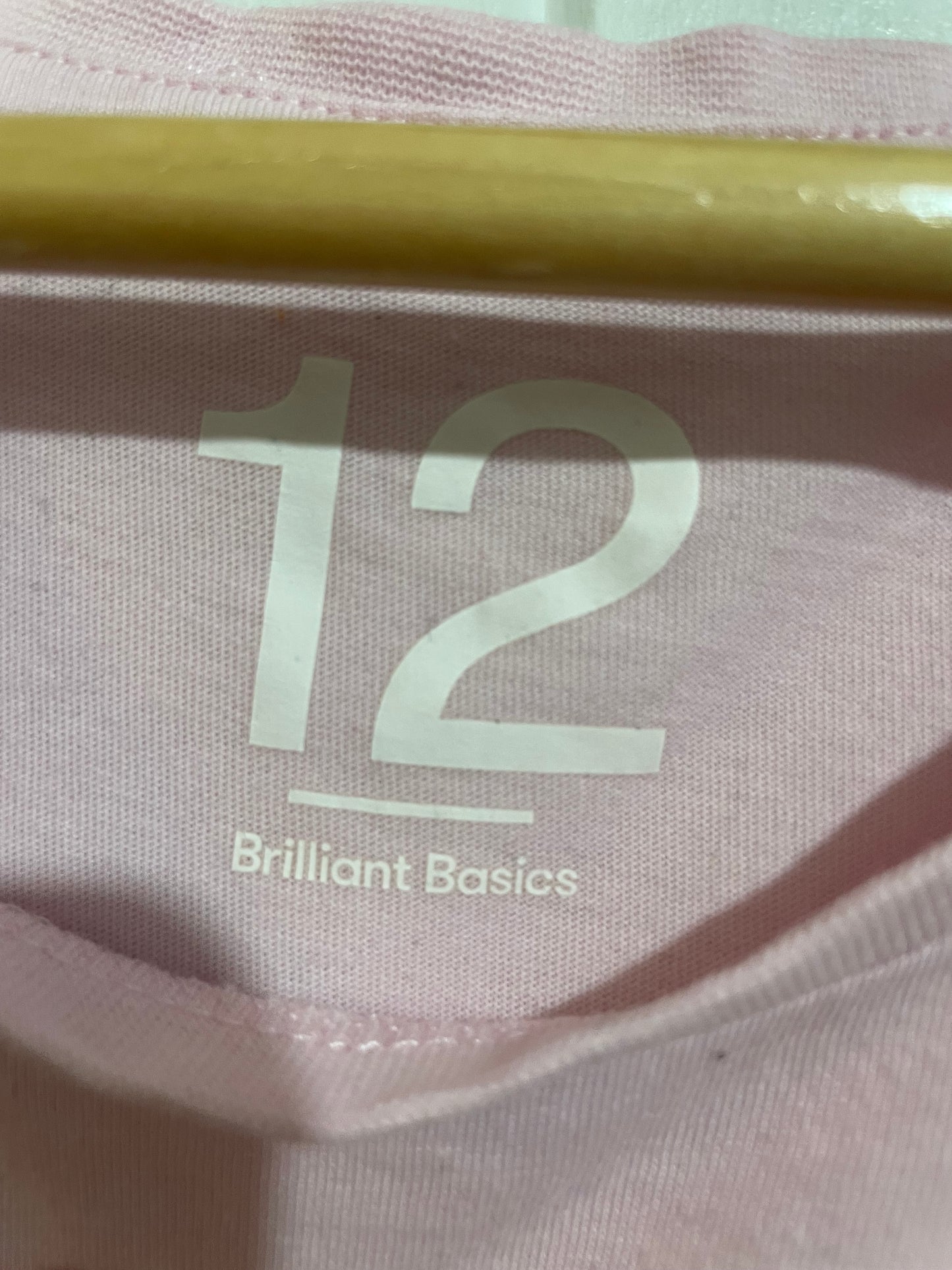 (12JNR) Brilliant Basics | Pink Tee