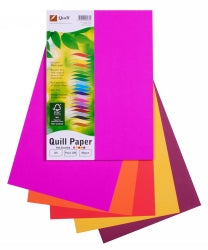 COPY PAPER QUILL A4 XL HOT COLS 80GSM ASST PK100