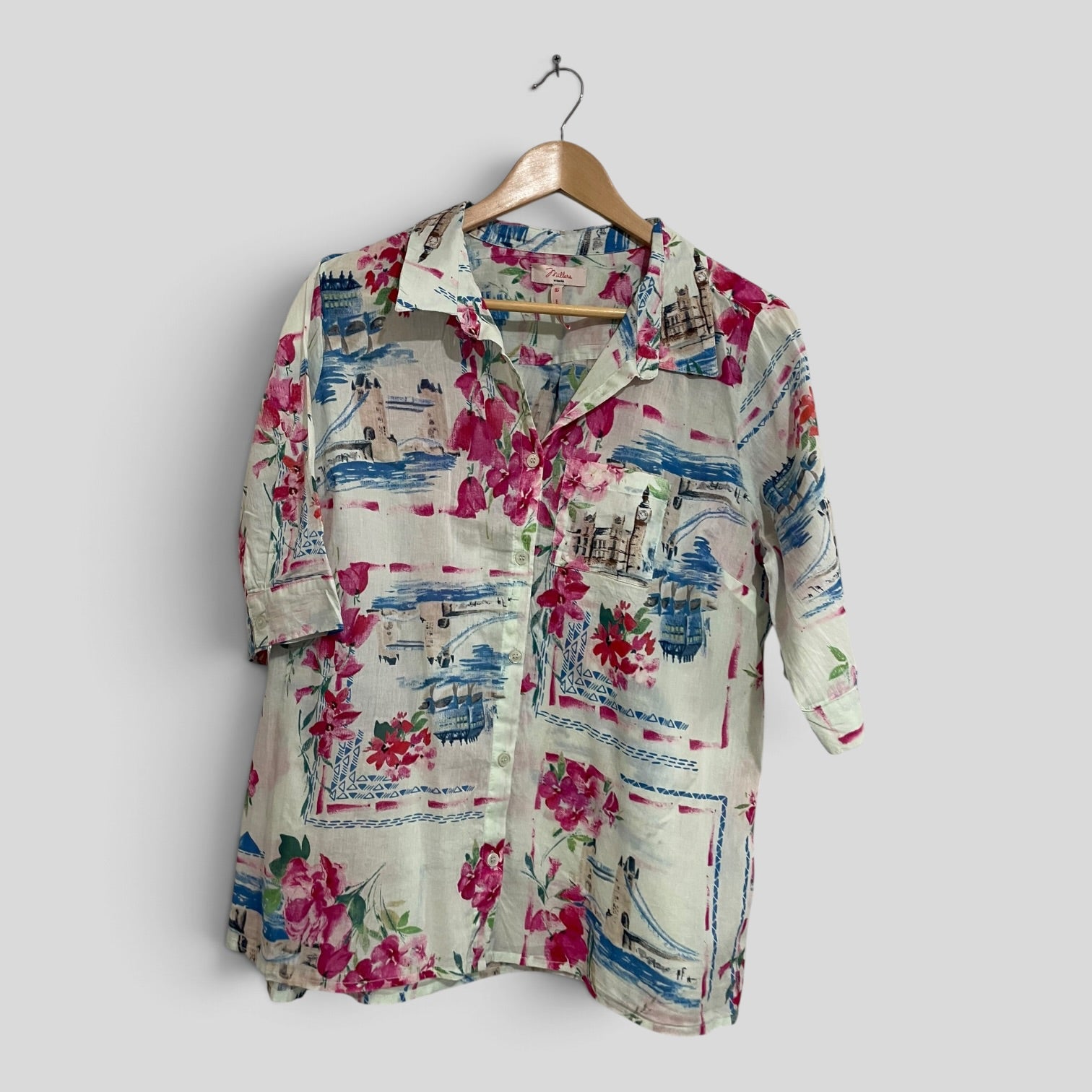 Image of (16) Millers | Floral SS Blouse