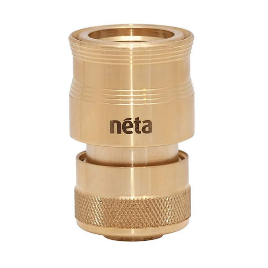 HOSE FITTING BRASS 18MM HOSE CONNECTOR NETA