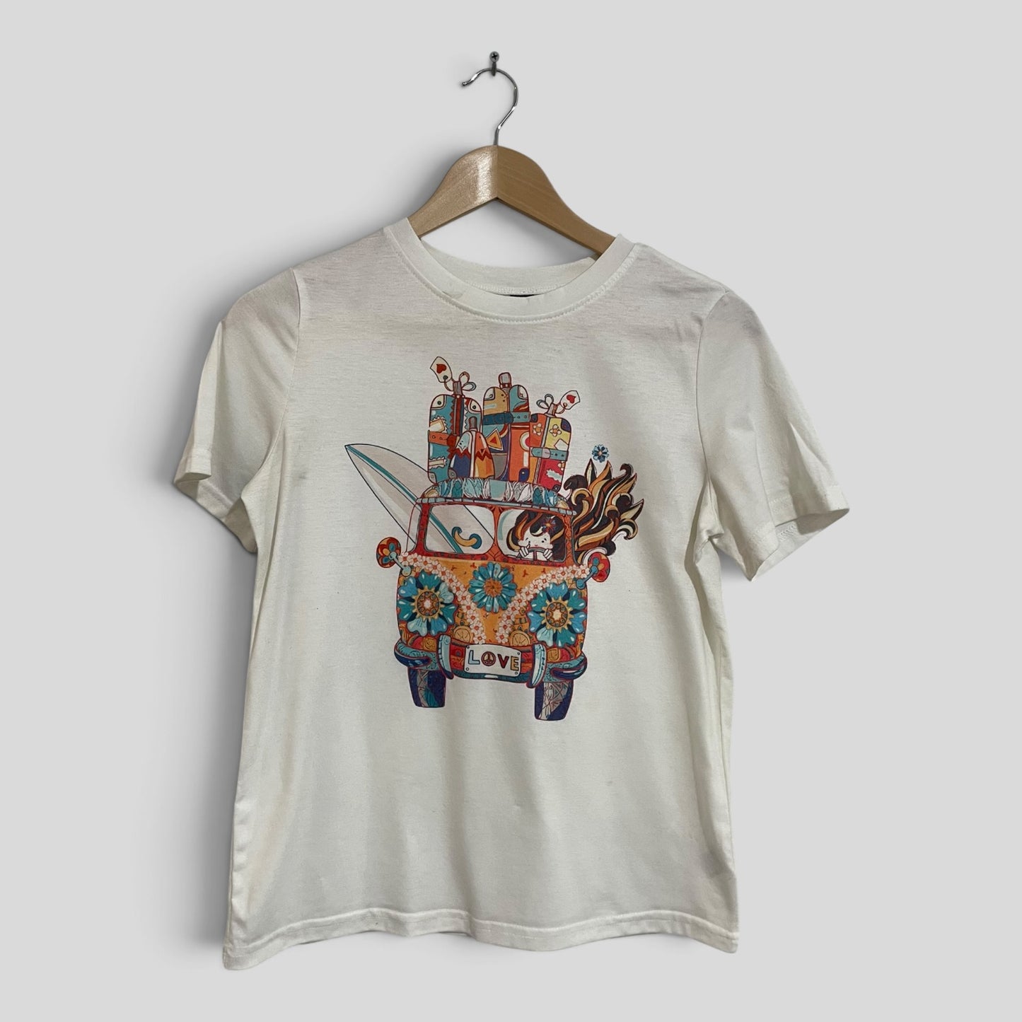 (M) Shein | White Van Tee