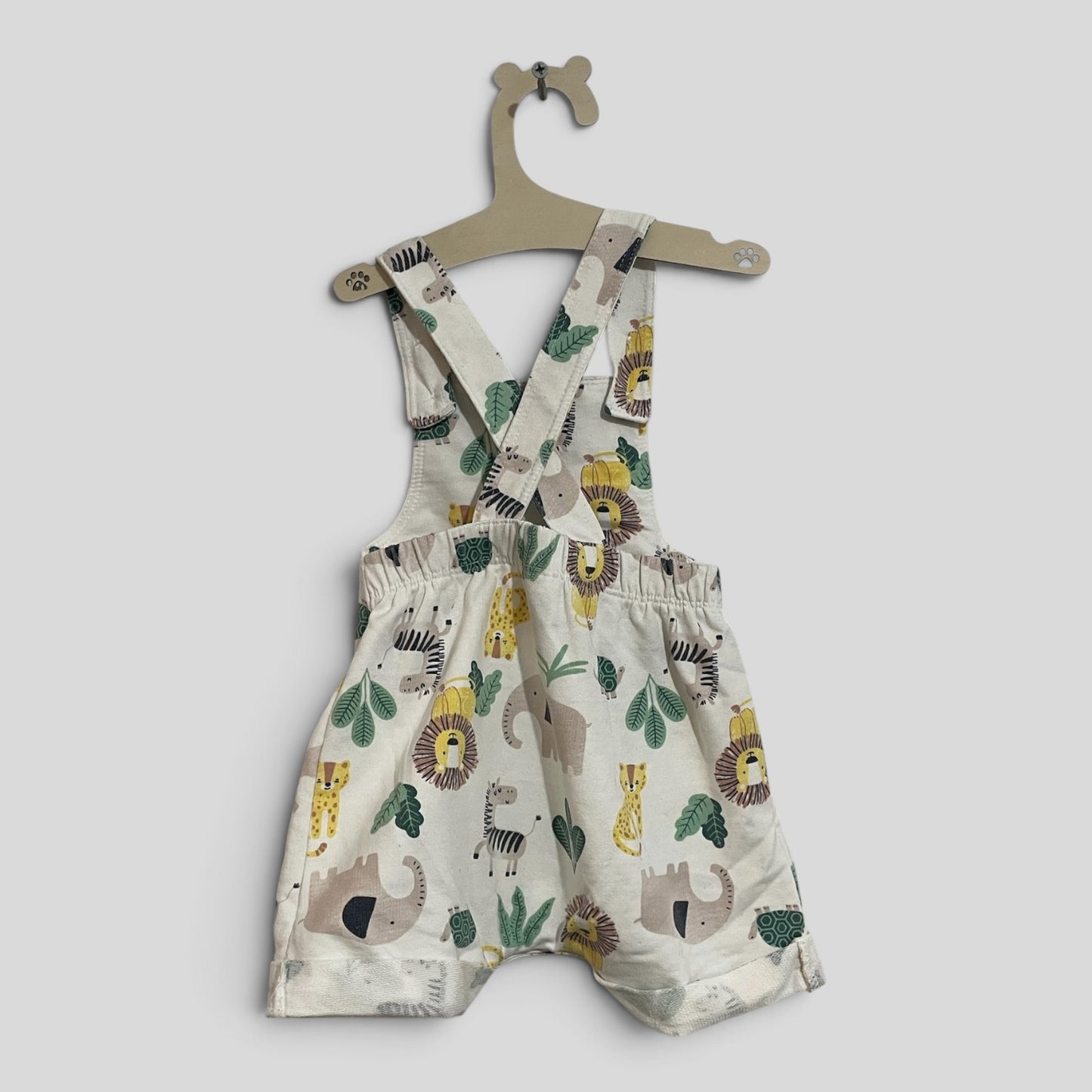 (000JNR) Baby Berry | Jungle Animal Overalls