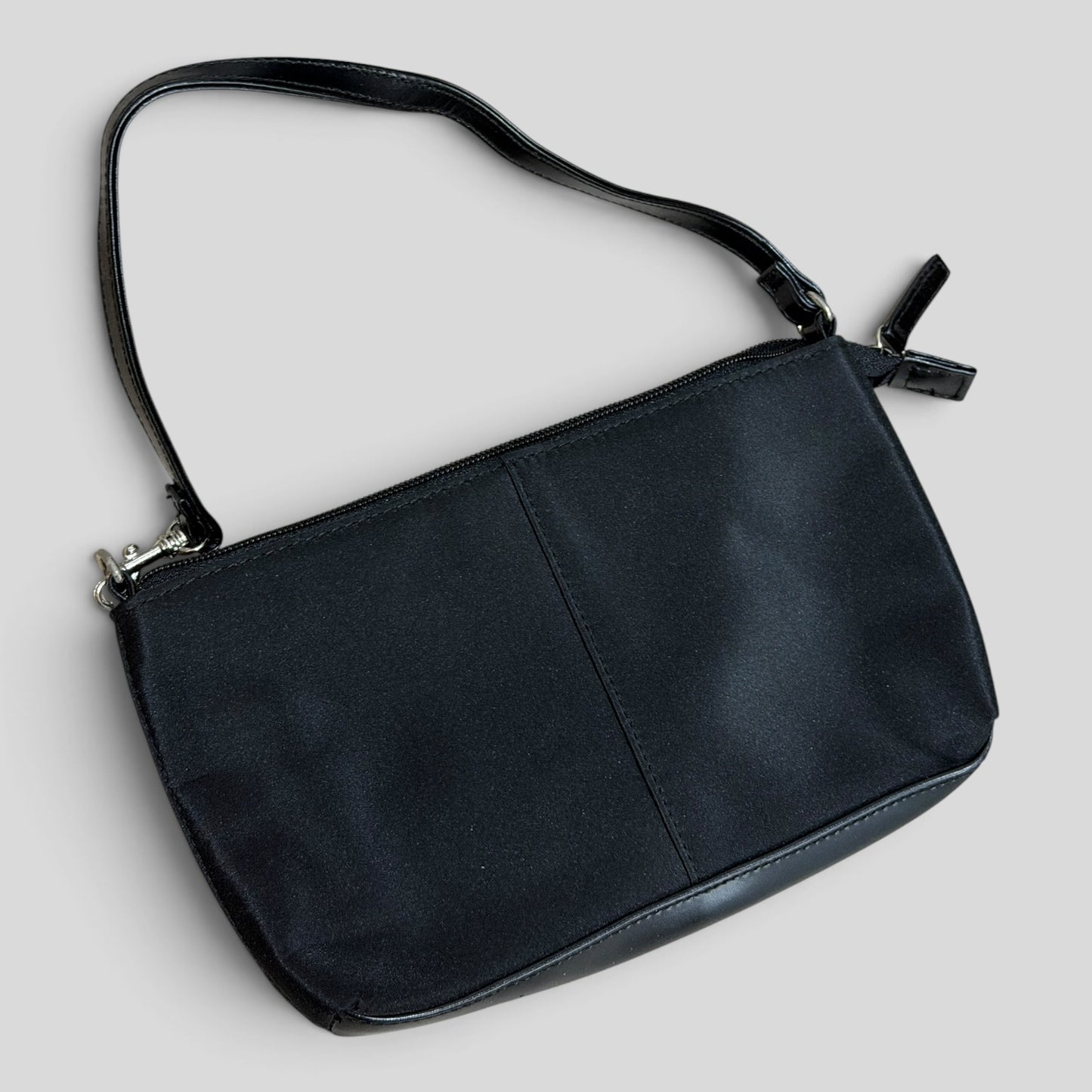 Clutch/ Small Bag | Black 2 Panel