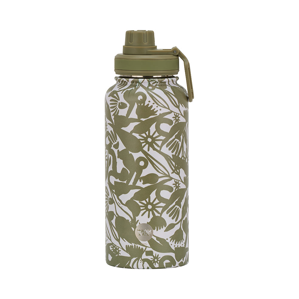 Image of Watermate Drink Bottle - Stainless Steel - Design - 950ml