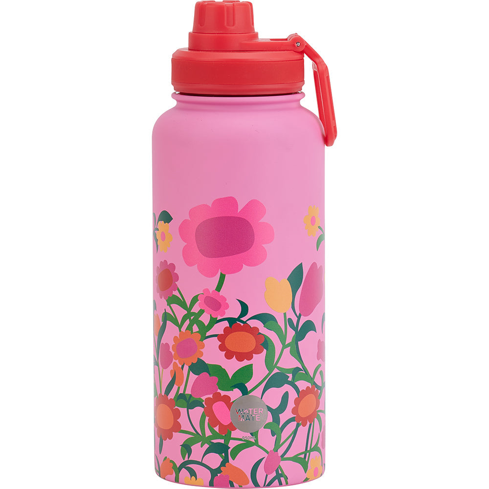 Image of Watermate Drink Bottle - Stainless Steel - Design - 950ml