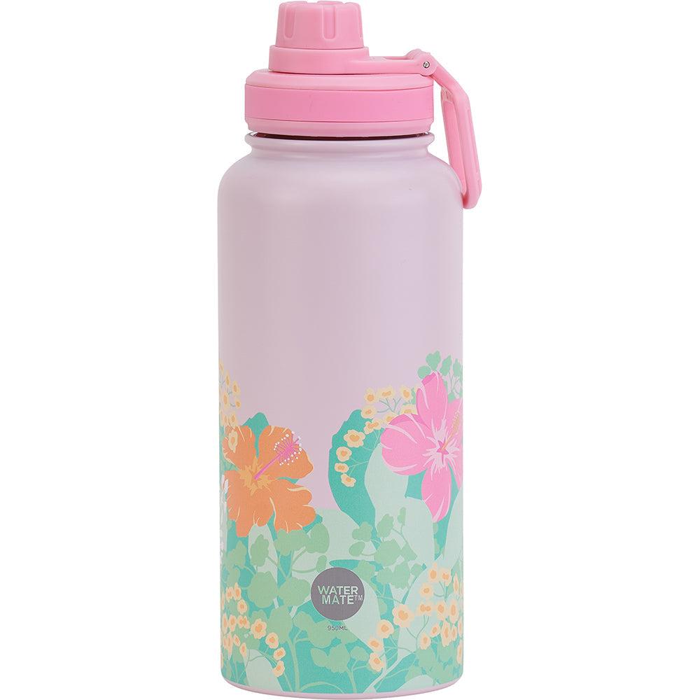 Image of Watermate Drink Bottle - Stainless Steel - Design - 950ml