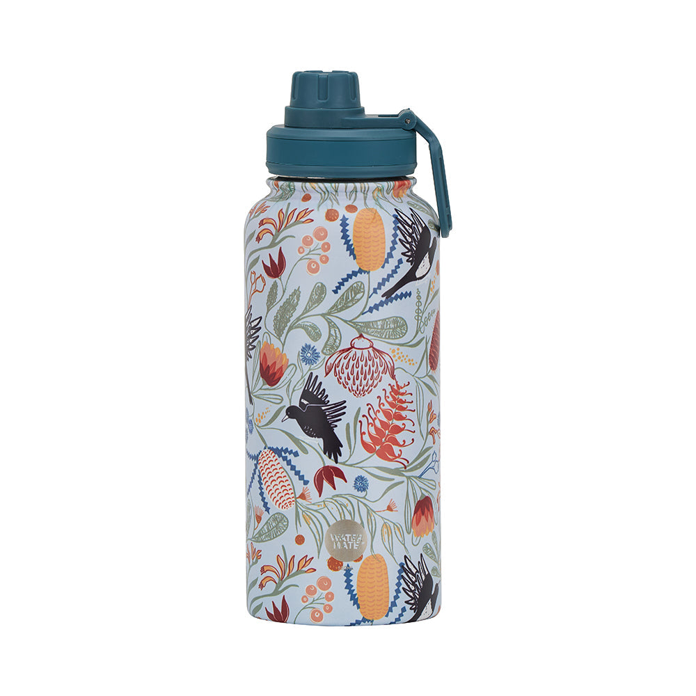 Image of Watermate Drink Bottle - Stainless Steel - Design - 950ml