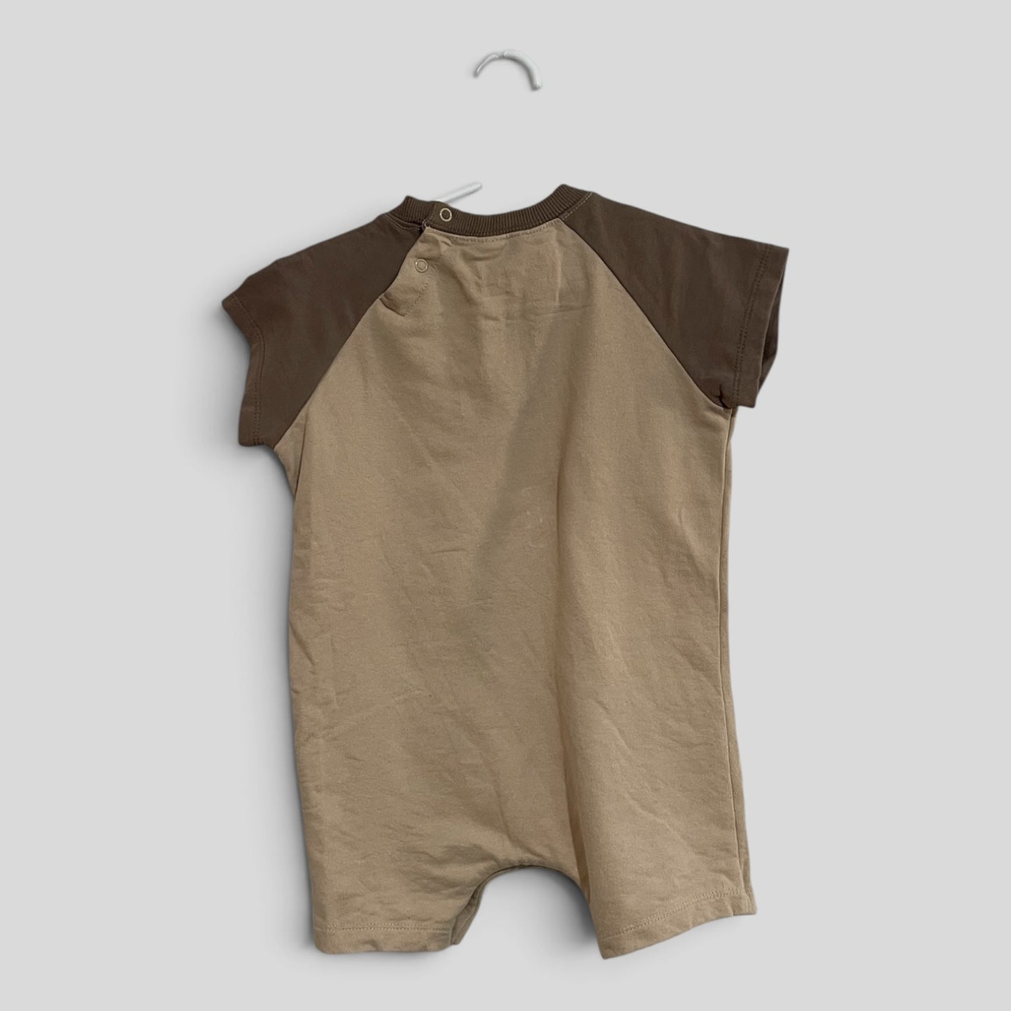 (2JNR) Baby Berry | Brown Romper
