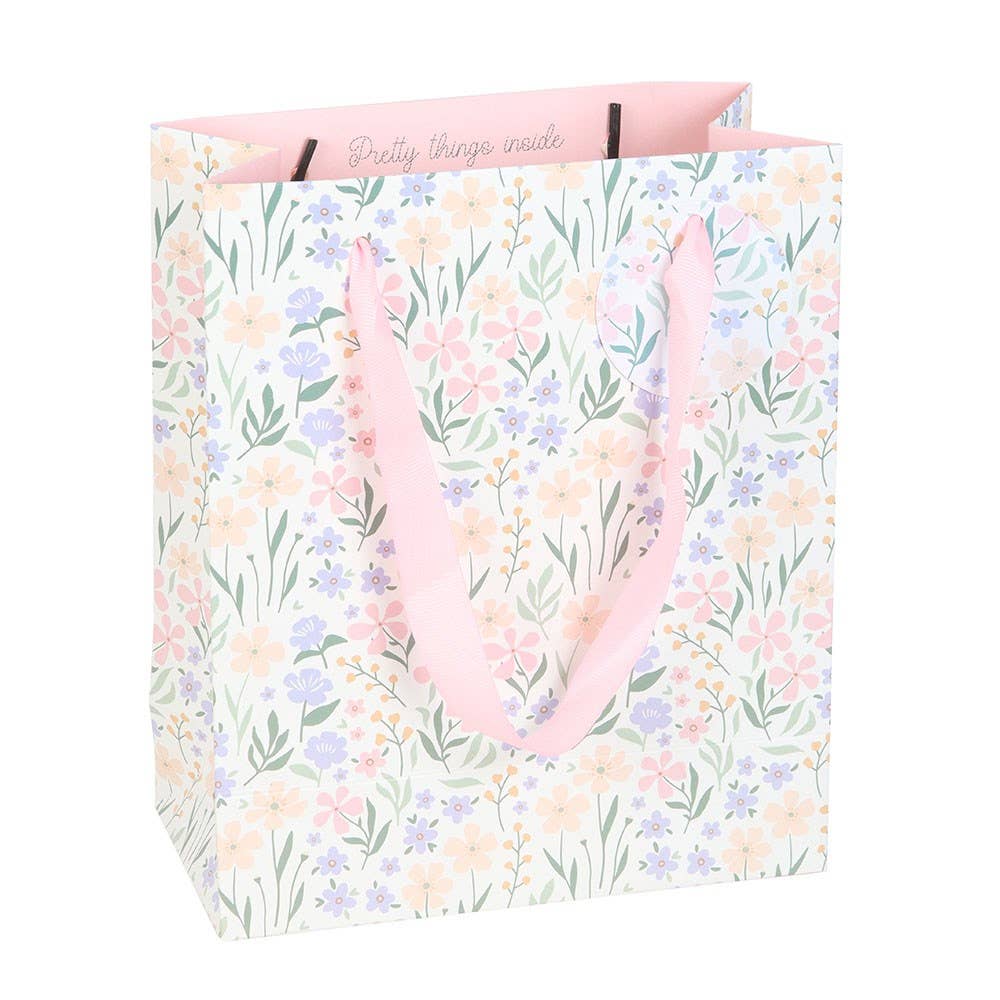 23Cm Medium Ditsy Floral Gift Bag